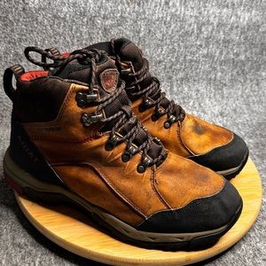 Tego Pro | Shoes | Mens Tego Pro Brown Black Leather Lace Up  display picture 1